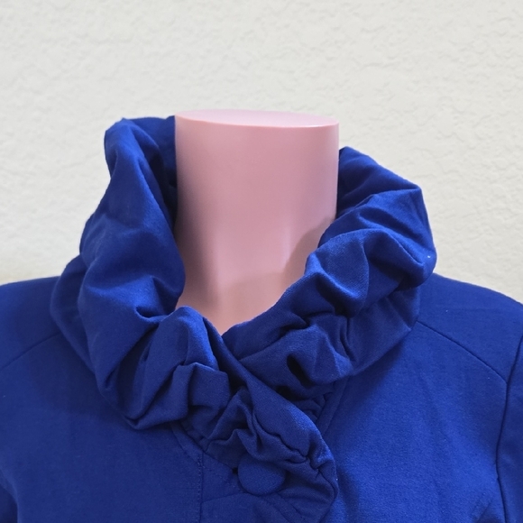 INC Ruffled Fitted Jacket Size Small - Picture 2 of 5